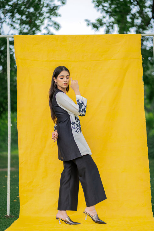 Talaash Hand-Embroidered Wrap Dress